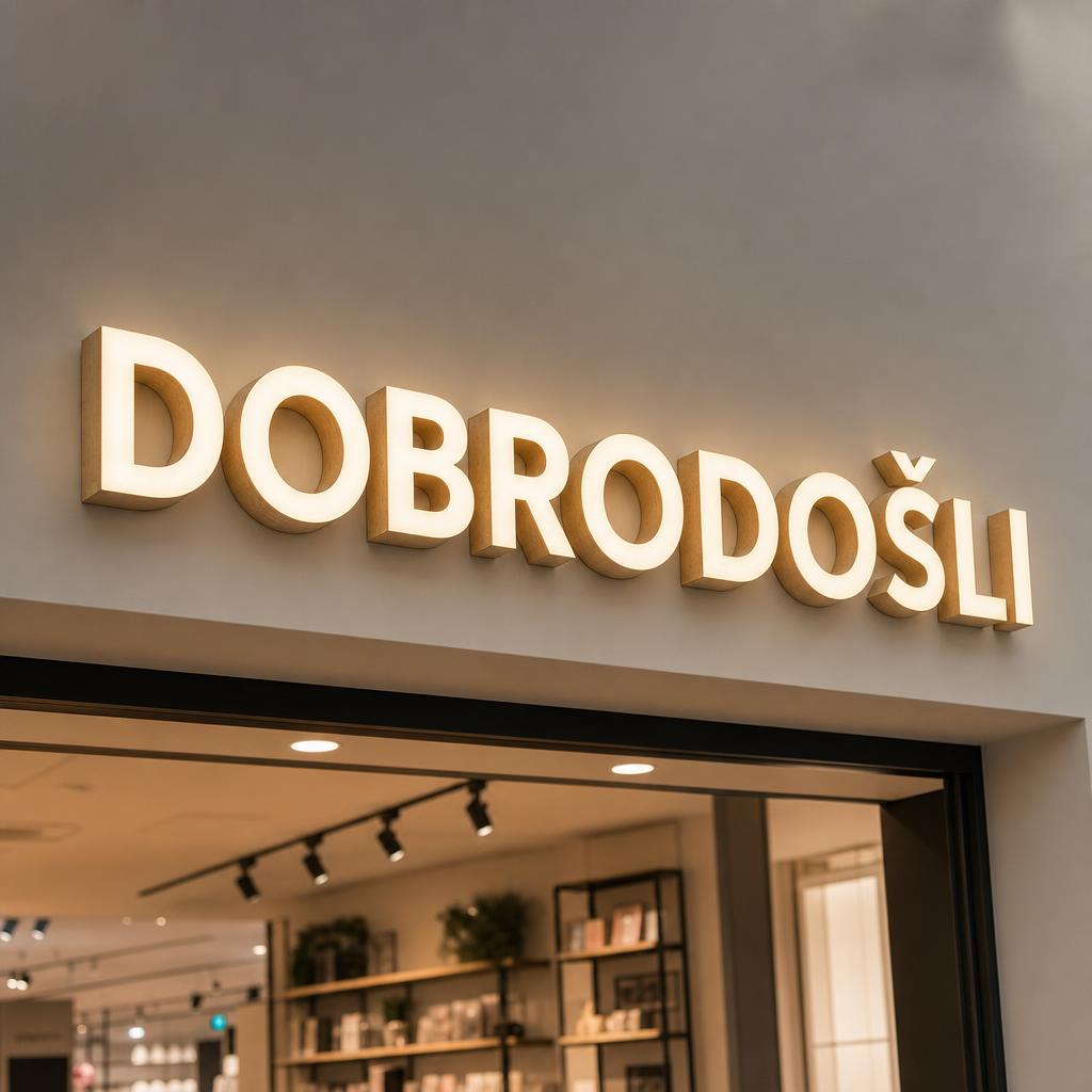 LED osvetljena slova